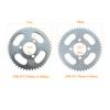 25H 47T Sprocket 3/4 Holes Rear Sprocket 29mm Fit for 47CC 49CC Mini Moto Pocket Electric Scooter Sprocket Replacement Accessory