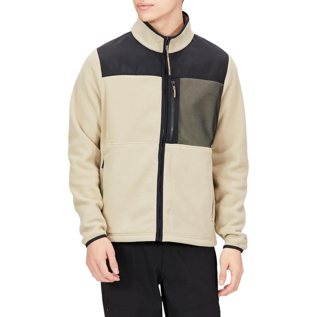 Under Armour Giacca Uomo in Micropile Maxx Color Block con Collo Alto Giacca Urban-Khaki 1379916-299