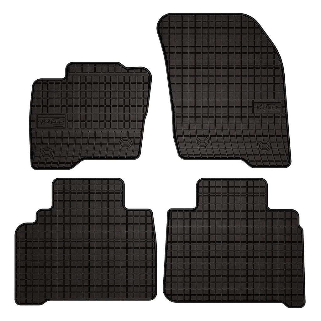 Dywaniki samochodowe gumowe do: Ford Galaxy MK3 minivan (2015-) - czarne, dopasowane