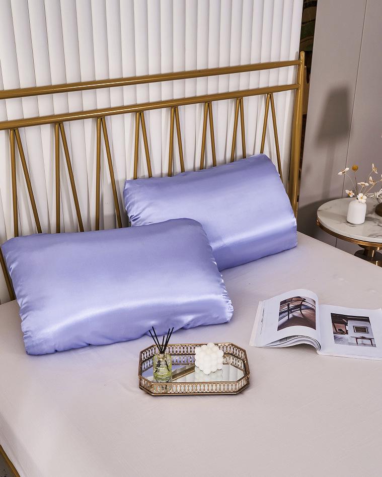 Imitation Silk Elastic Band Satin Pillowcase - Multi-color Options Available