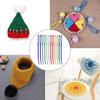 2Pcs Darning Needles Large Eye Aluminum Wool Sweater Sewing Knitting Crocheting Blunt Needles for Clothes