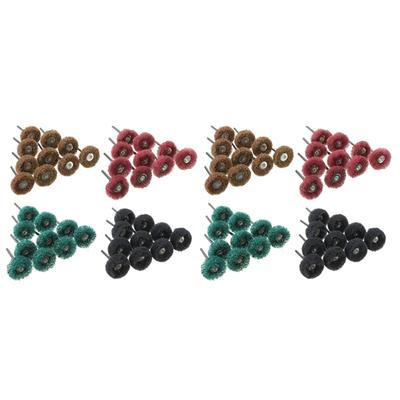 A58Z Abrasive Buffing Wheels, Buffing Polishing Wheel Set 80/150/240/300 Grit For Dremel Rotary Tool(80Pcs)