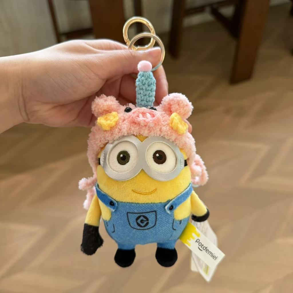 Minions And Monsters Plush Keychain Toy With Cartoon Style For Kids And Collectors