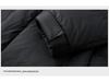 Men's Hooded 90% White Duck Down Jacket - Detachable, Warm Winter Coat