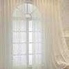Licht Luxus Gaze Vorhang Wohnzimmer Balkon Schlafzimmer Fenster Bildschirm Stickerei Stickerei Weiß Garn Moderne