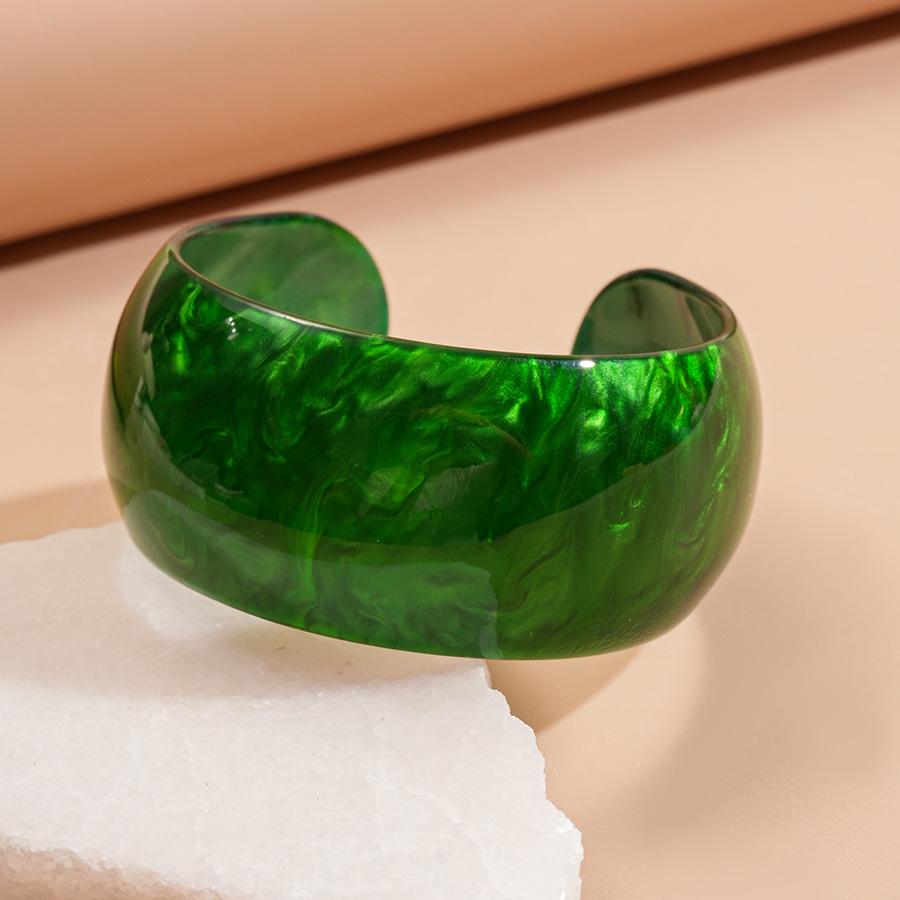 Acrylic Halo Geometric Round Eye Opening Bracelet Niche Unique Simple Jewelry