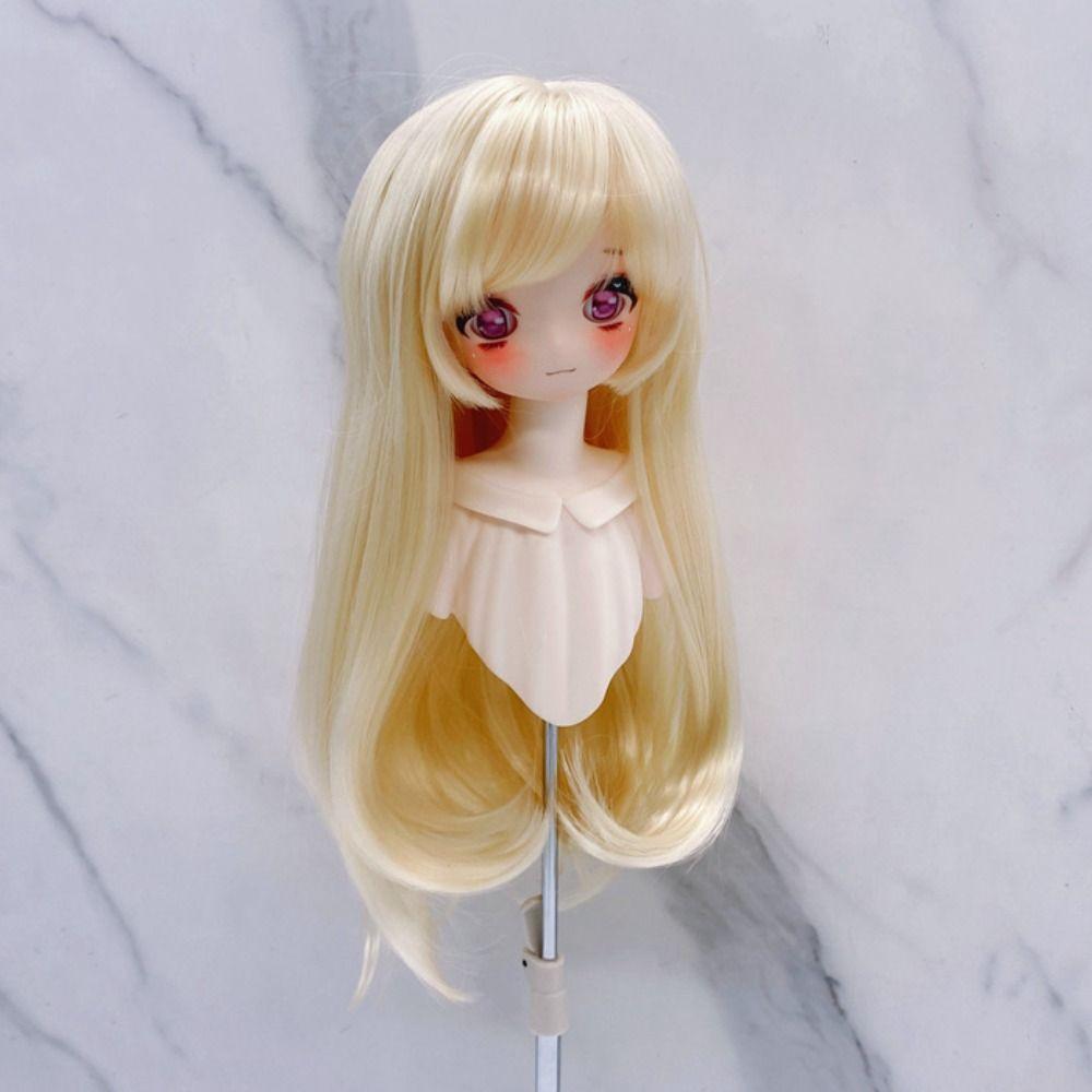 High Temperature Fiber Doll Wig Hair for 1/4 1/6 BJD Doll Long Hair DIY Head Accessories  Girls