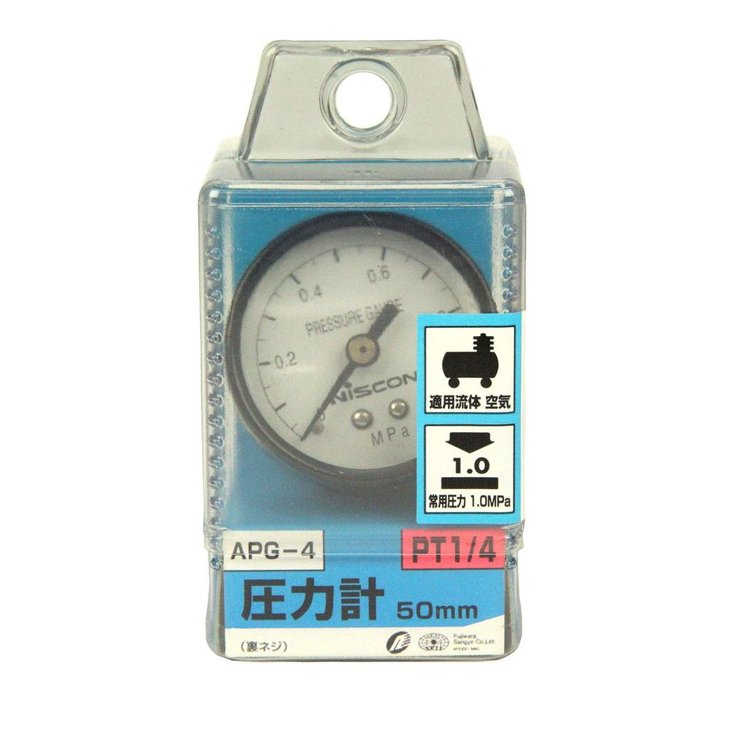 SK11 (SK11) Pressure gauge 50mm Back screw APG-4