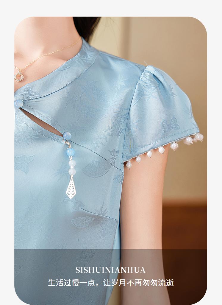 Summer Slimming Temperament, High-end Feeling, New Chinese Style Dress