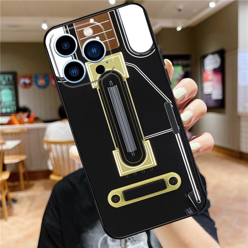 

Guitar Violin Fiddle Music Case For iPhone 17 15 14 13 12 11 16 Pro Max Mini Plus 16e 17 Air Bumper Cover Accessories iPhone 14Pro MAX