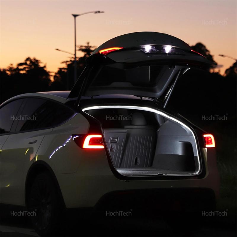 2x Trunk Luggage Lamp for Tesla Model S Model 3 Model X 100715190E/1007151 90 E LED Interior Door Courtesy Footwell Light