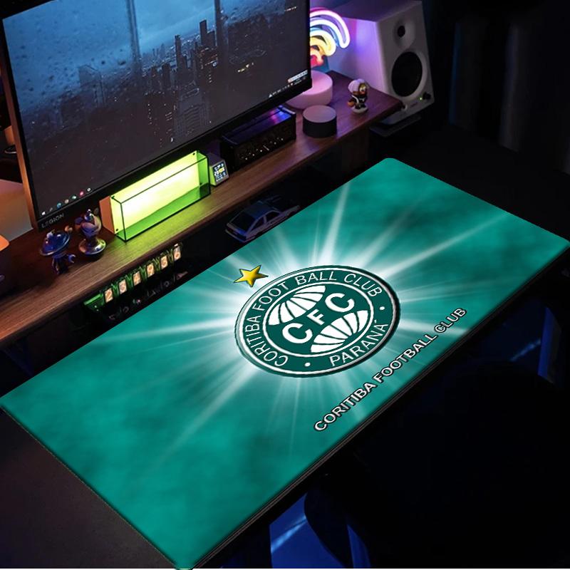 Coritiba Football Club Emblem mouse pad, rubber base, esports desk mat, mouse pad for gamers and office use, gaming desk , easy to clean mat