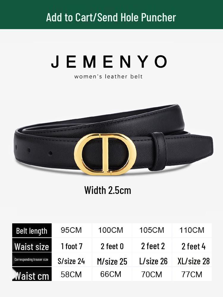 Bestseller Damen-Taillengürtel aus schwarzem Rindsleder - Vielseitiges Modeaccessoire für Jeans