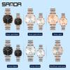 Sanda Summer Steel Band Couple Watches - Trendy Waterproof Wristwatches for Men and Women
