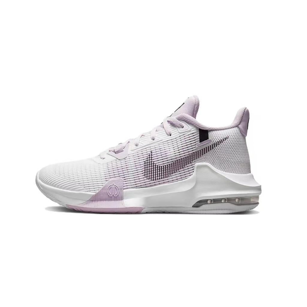 Nike Air Max Impact 3 Slip Resistant Abrasion Resistant Low top Basketball Shoes Men's Purple DC3725-101(Team546-3.0)