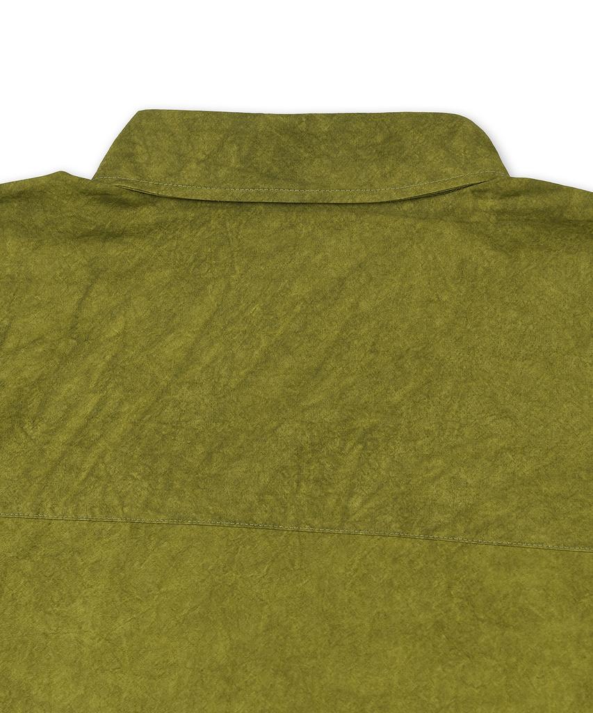 Ialeseuko Washed Cotton Shirt_Olive