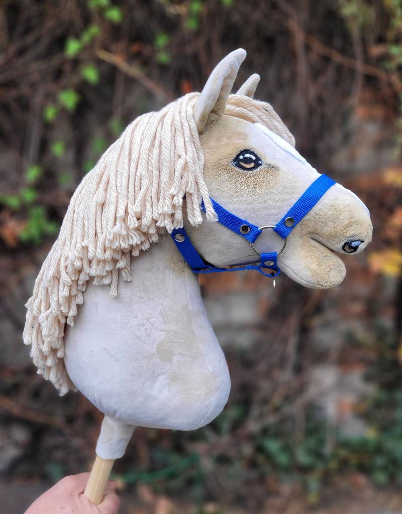 Hobby Horse Large Premium Stick Horse - cremello A3