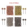 Sewing Pins with Coloured Head, 500Pcs Ball Head Pins Sewing Pins for Wedding DIY Dressmaking Craft Sewing Bouquet Pins