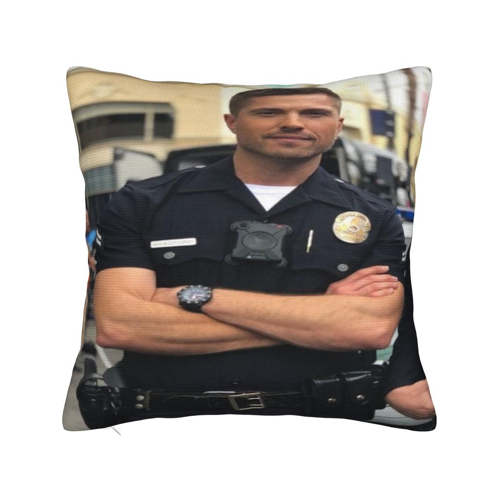 Home Decoration Tim Bradford Rookie Pillowcase Accessories Pillow Covers Zipper Multiple Sizes