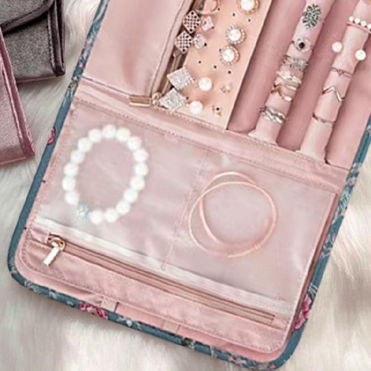 Portable Jewelry Storage Container Multiple Compartment Waterproof Bag for Accessories Earrings Necklaces Organizer