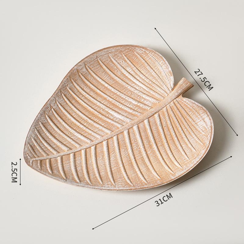 INS Nordic Gold-Toned Candy Snack Tray, Creative Serving Plate for Living Room Dining Table Decor
