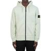 STONE ISLAND Felpa con zip e logo da uomo Verde Pistacchio 801564251-V0051