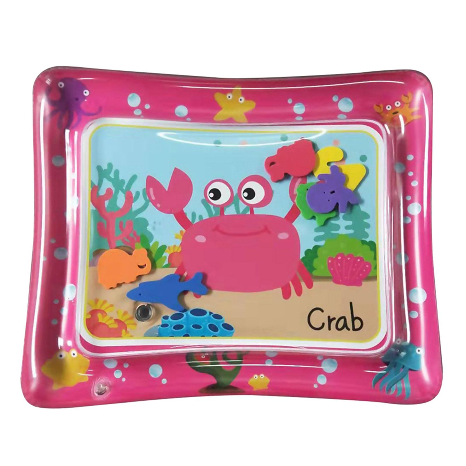 

Inflatable Baby Ice Pad Prone Pat Water Cushion Marine Life Mat 60*50cm Type I