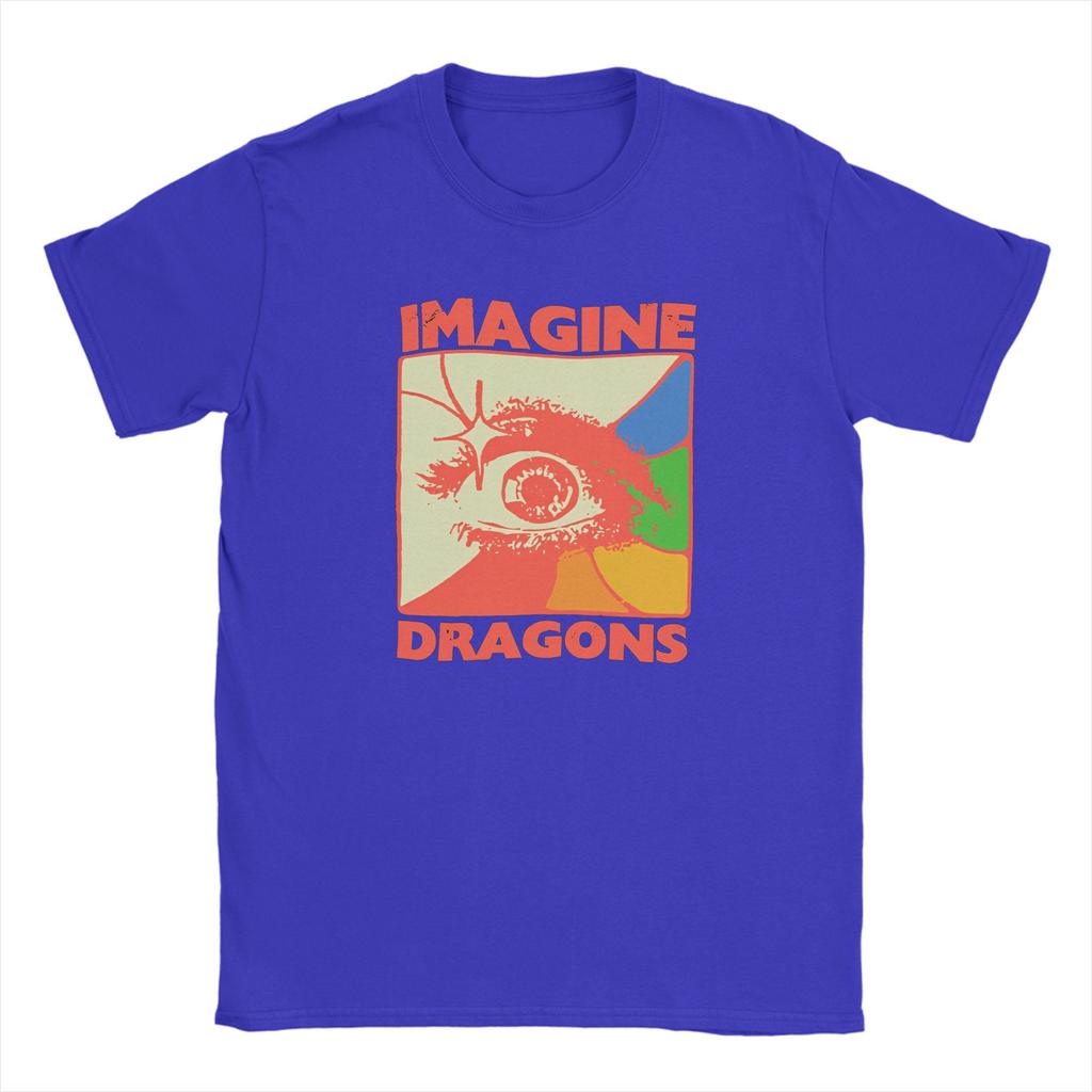 Imagine Dragons Band T Shirt Summer Loom Tour Fashion T-Shirts Men's Cotton O Neck 5XL 6XL Tees Short-Sleeved Y2K Funny Tshirt