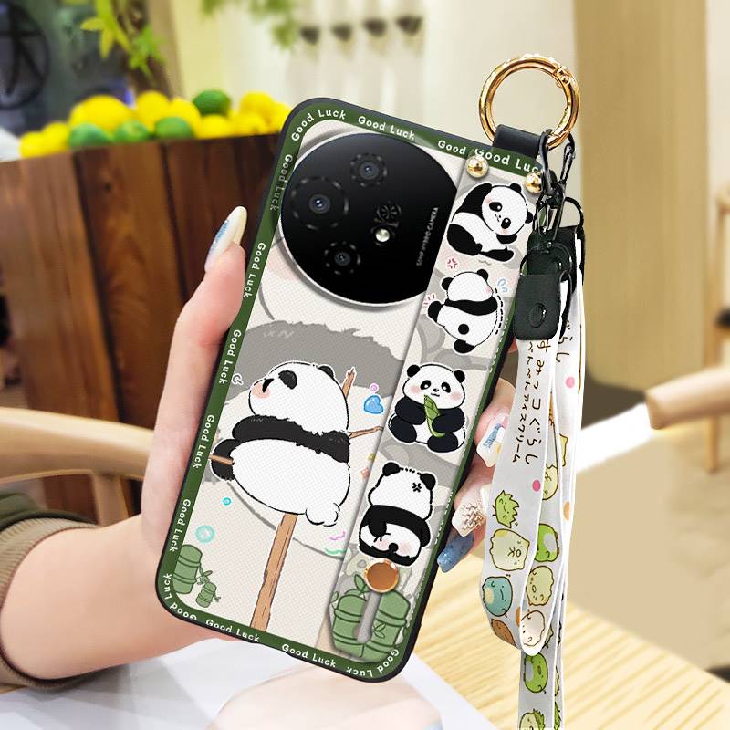 Back Cover Protective Phone Case For TCL 50 Nxtpaper 5G/50Pro Nxtpaper 5G Lanyard Anti-dust Fashion Design Silicone Ring