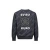 Evisu AW23 All Over Logo Print Oversized Sweatshirt Men sweatshirt Dark-Gray 2EAGNM3SW5158RXFL