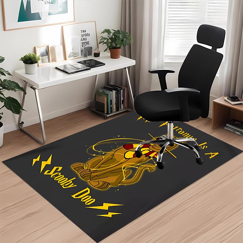 Scooby-Doo Printed Carpetrugfor Office Chair Living Room Bedroom Kitchen Room Decor Gifts