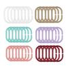 12Pcs Shower Curtain Hook Heavy Duty Universal Bathroom Shower Rod C-shaped Ring Hanger