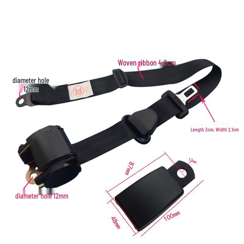 Automatic Retractable 3-Point Seat Belt
