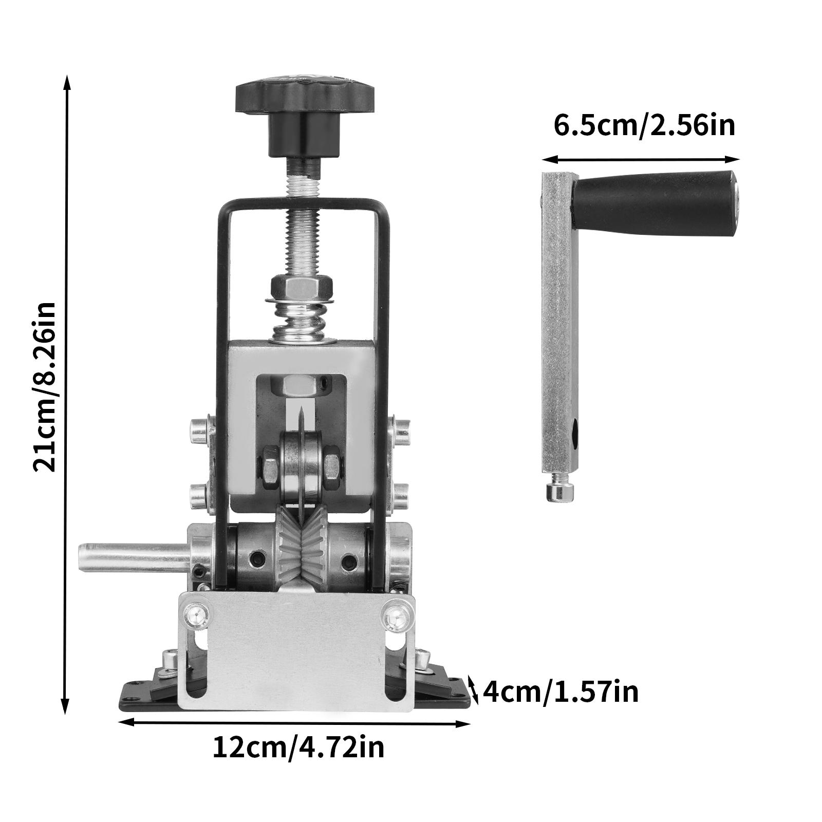 1-21mm Manual Wire Stripper Portable Wire Stripping Tool Portable Hand Crank Copper Scrap Wire Peeler Cable Stripping Machine серебряный