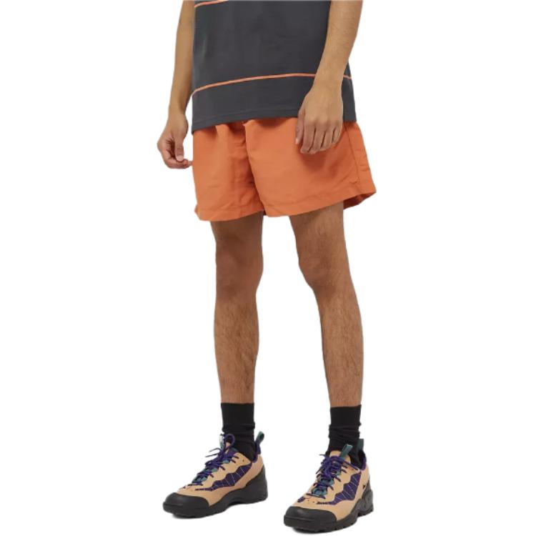 Nike Loose Elastic Solid Color Casual Shorts Men Bottoms Orange CZ6704-872