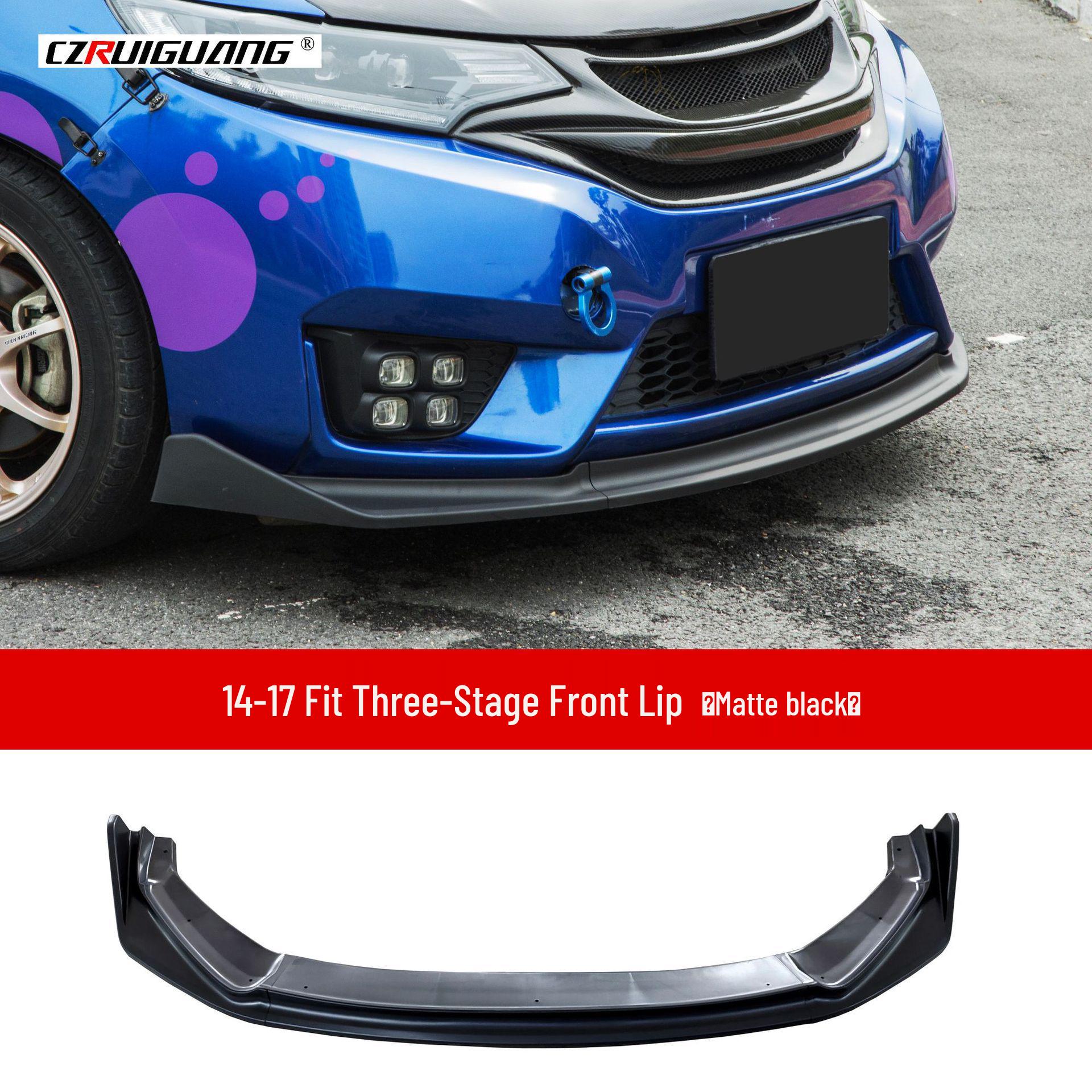 

2014-2017 Fit Body Kit: Front Lip, RS Rear Spoiler & Diffuser