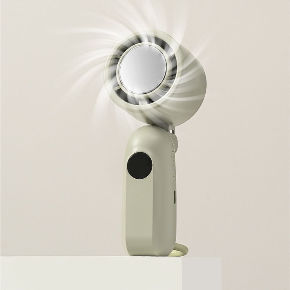 Semiconductor Refrigeration Mini Handheld Fan 3 Gears Adjustable Outdoor Cooling Fan  Study