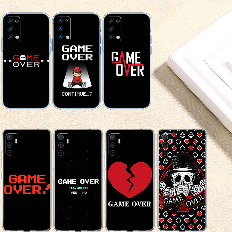 MH63 Game Over Phone Case for Motorola Edge 20 30 S30 40 50 Fusion Lite Plus Pro Neo Ultra One Power Action Macro Hyper Vision Zoom