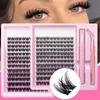 DIY Cluster Lashes | 12 Rows Individual Lashes | Thick & Curly | European & American Style | 8-16mm