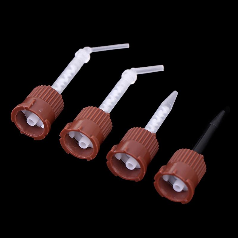 50 Pcs Dental Materials Impression Mixing Tips Silicone Rubber Mix Head