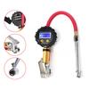 LCD Display Tire Pressure Gauge with Rubber Hose Ergonomic Design 200PSI