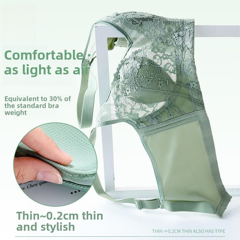 Summer Lace Adjustable Backless Bra with Rabbit Ears Design for Women