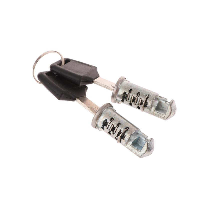 2Set Zinc Alloy Fixed Crossbar Lock Cores For Roof Bars Cycle Carriers Exterior Parts Car Locks Roof Bar Rack Security Locks