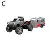 Mini RC-Auto LED-Lichter Geländewagen Mini-Fernbedienung + Anhänger Einzelbox