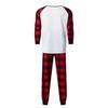 Männer Frohe Weihnachten Pyjamas Deer Plaid Familie Passende Nachtwäsche Hosen Set