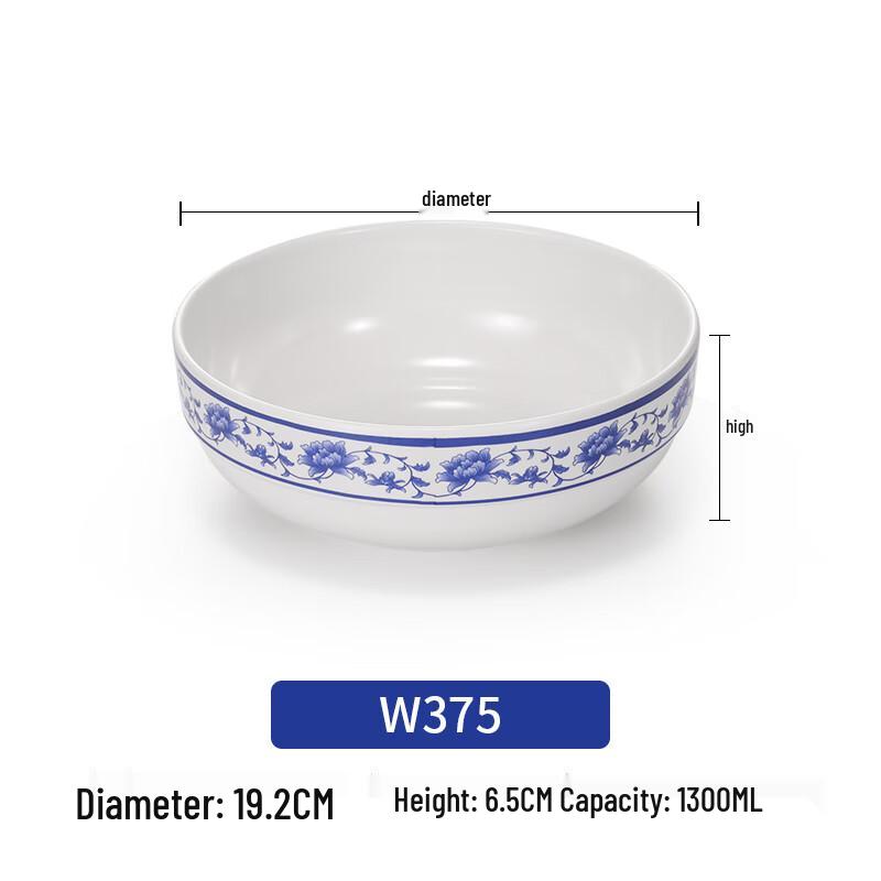 Chinese Style Melamine Conical Noodle Bowl