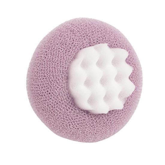 Sunflower Suction Cup Bath Scrub Sponge Deep Exfoliating Massage Skin Pampering Bath Sponge Shower Gel Foam Maker