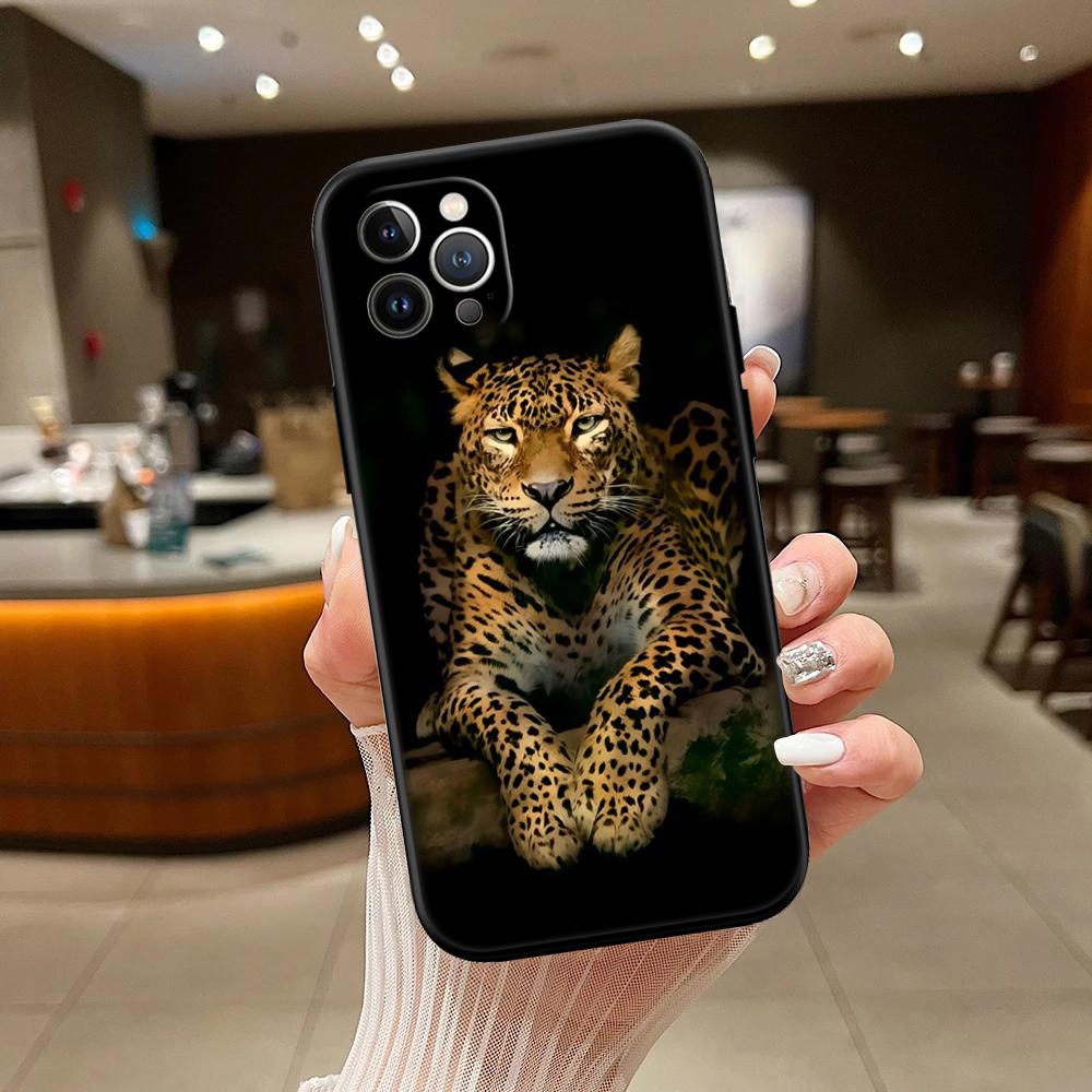 RA16 Leopard Phone Case for Samsung Galaxy A11 A12 A13 A15 A52S A53 A55 A56 A70 A71 A72 A73 F06 F16 F56 S10 Plus S10e