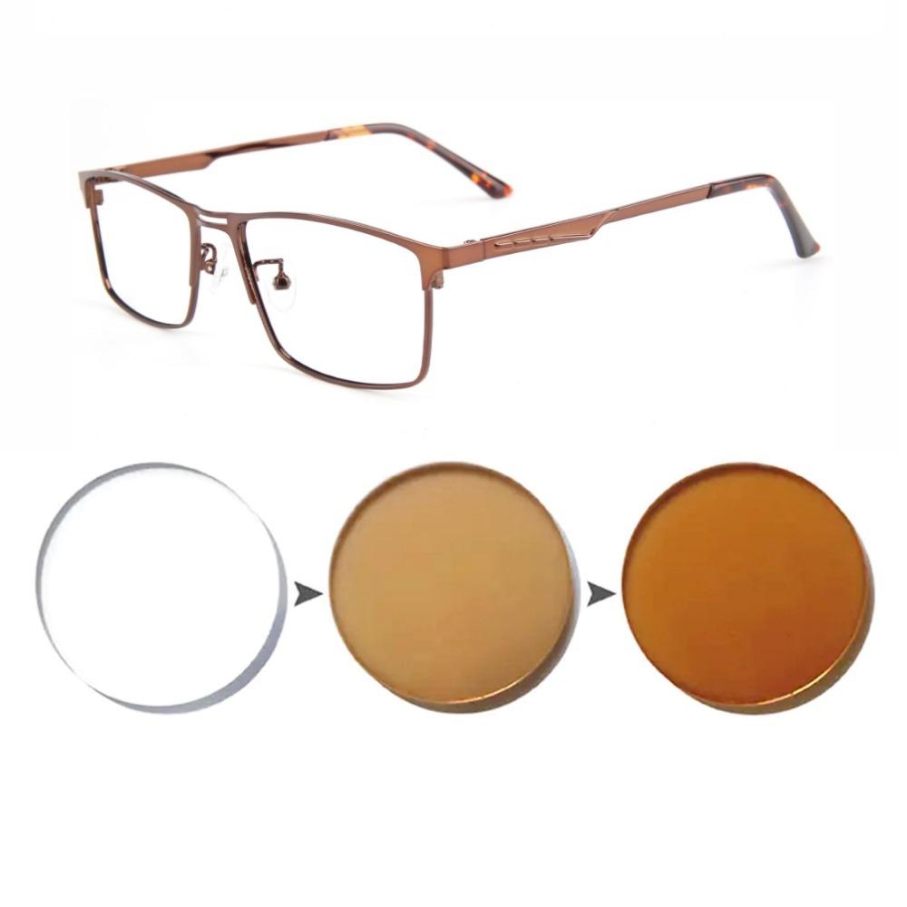 

Мужские фотохромные очки для коррекции близорукости, оправы полной формы, женские очки для чтения, очки 0