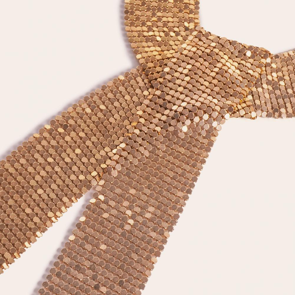 Écharpe Métallique Paillettes Scintillantes Fine Longue Écharpe Boîte de Nuit Fête Scintillant Wrap pour Cou Féminin Accessoire de Cou Châle à Paillettes